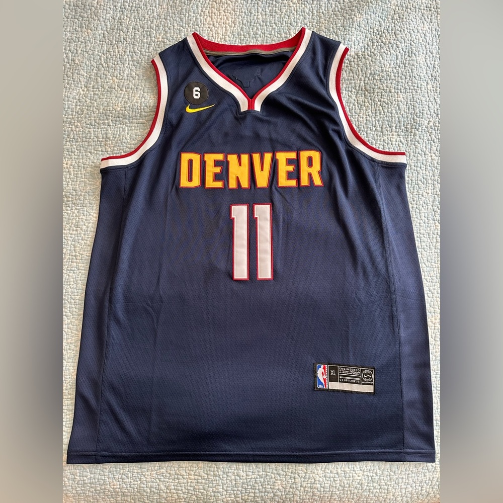 Unisex XL. 2023 NBA CHAMPS Denver Nuggets finals jersey. Bruce Brown - #11